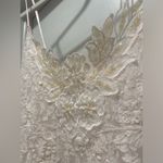 VTG 80s 90s Intimate Moods Fairycore Cream White Floral Lace Cami Slip Dress Photo 5