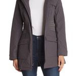 Kensie Thermo Fleece Hooded Soft Shell Jacket Grey Medium NWT $199 Winter Rain Photo 0