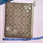 Coach Limited Edition Large Signature Monogram W Stars Zipper Closure Pouch Photo 10