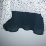 Jones Wear  16 L Double Layer Blue Black Patterned Career Workwear Top Plus Double Photo 3