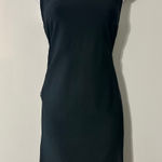 L.L.Bean  Sport Lycra Black Sleeveless Dress with Zipper Side Pocket Size S Photo 0