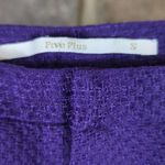 five Plus Shorts Purple Tweed Woman's Size Asian small Lined Bright Pockets Purple Photo 2