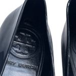 Tory Burch Black Jelly Ballet Flats Embellished Round Toe Women's Shoes Photo 2