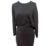 Free People Beach Open Back Midi Dress Size L Black Size L Photo 1