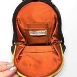 30s HARRY ROSENFELD ORIGINAL Vintage RARE Black Suede Mini Purse Wristlet Photo 8