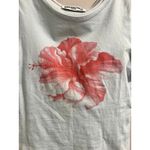 Princess Polly Hibiscus Baby Tee in Blue Women's sz. 2 Photo 4