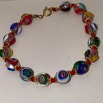 Vintage Murano Millefiori glass bracelet from Italy Photo 3