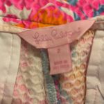 Lilly Pulitzer  Adie Shorely Blue Feeling Tanked Shorts Photo 4