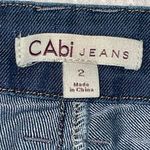 CAbi  Jeans Straight Leg Blue Jeans Size‎ 2 Photo 4