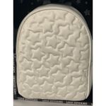 White Mini Backpack, Keychain‎ Gift Set NEW Photo 2