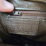 Vintage 1980s Plinio Visona Cognac Brown Leather Hudson’s Crossbody Bag NWT Photo 13