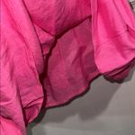 Bardot  dress Amelie Tiered Linen blend NEW Size 8 medium pink pop lined Photo 5