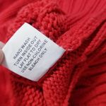 White + Warren 100% Cotton Ribbed Cable Knit Sweater Turtle Neck Photo 6