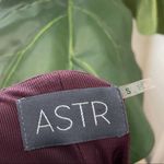 ASTR Dark Purple Burgundy Bell Long Sleeve Dress S Photo 4