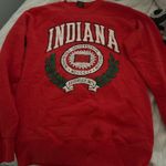 Indiana University Sweatshirt Red Size M Photo 0