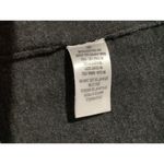 Theory  Dark Gray 100% Wool Drape Open Front Cardigan Sweater M Photo 8