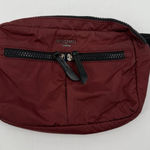 Knomo Maroon Lightweight Beltbag 2Way Crossbody Adjustable Strap Pockets Unisex Red Photo 0