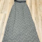 Sharagano NWT   NOIR maxi dress black Belted sz 4. Photo 5