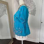 Ethereal Fairy Cotton Blue Teal Pink Crystal Beaded Sirencore Mermaid Top 40 M Size M Photo 4