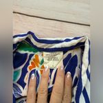 Anthropologie Sisters Gulassa Anthro Whimsy Pajama Top XLFloral Button Front Short Sleeve READ Photo 4