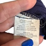 Mason & Belle Navy Blue Lace & Embroidered Sleeveless Blouse Women Sz XL Photo 7