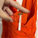 Free People  Red / Coral Halter Neck Jumpsuit Photo 6