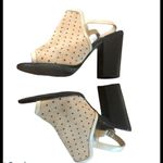 Kelsi Dagger  Brooklyn Tan Perforated 4” Sandal 10M Vacation Chinky Boho Photo 1