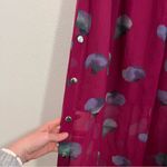 Coach Sleeveless Silk Floral V-Neck Dress Photo 5