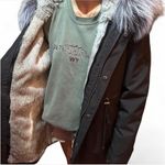 Fur Parka Black Size M Photo 0