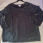 Westport 1962  womens 1X snazzy black top metallic shine Photo 0