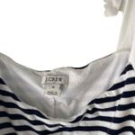 J.Crew Size Medium Bow Tie White Navy Blue Tank Top‎ Blouse Photo 4