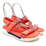 Ryka Rowana Elastic Gore Sport Sandals in Living Coral and Blue Women’s Size 9.5 Photo 6