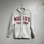 John Galt  White Malibu Full Zip Hoodie Sz L Photo 1