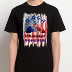 Hulk hogan x Trump custom graphic tshirt Black Size XS Photo 0
