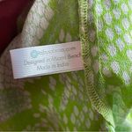 TAJ by Sabrina Crippa | Green 100% Silk Crochet Knit Swim Cover Up Shorts Sz XS Photo 6