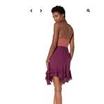 Free People Copper and Purple Textured Dress Photo 1