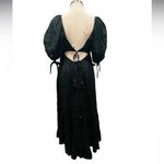 Free People Lets Be Friends Midi Black Dress Size Medium Photo 7