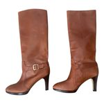Alex Marie  Cognac Color‎ Side Buckle Leather Boots Size 8M Photo 4