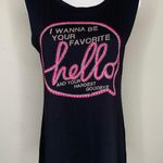 Black Muscle Graphic T Shirt Black Hot Pink Sz Small Photo 0