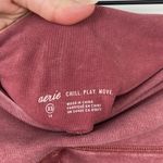 Aerie  Chill High Rise Leggings Cotton Women’s Size XS Heathered Rust Red Lounge Photo 2