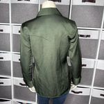 Madewell Western Shirt in Linen Blend Mossy Umber Size 00 Photo 4