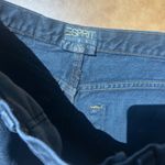 Esprit Jeans High Waist Mom Jeans Distressed Hem Black Denim Size 9/10 Photo 4