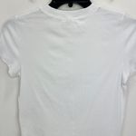 Madewell Regenerative Cotton Ribbed Crewneck Tee Shirt Eyelet White Medium NWT Photo 10