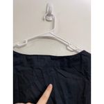 STAUD  Monroe Lace-Up Top Black Corset Peplum Ren Fair Regencycore Goth Size 10 Photo 5