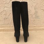 Valentino Garavani Valentino women’s black suede knee high block heel boots size IT 37 US 7 Photo 2