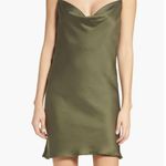 Bardot Cowl Neck Slip Satin Short Dress Size 10 Photo 0