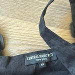 Central Park West NWT  Linen Blend Hazel Top in Black Photo 7