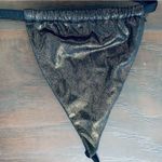 Lolli swim NWOT Golden Bronze Classic String Triangle Bikini Top | Size: S Photo 2