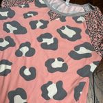 Honeyme  Pink Gray Leopard Top - M‎ Photo 1