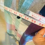 Colorful Plaid Button Photo 4